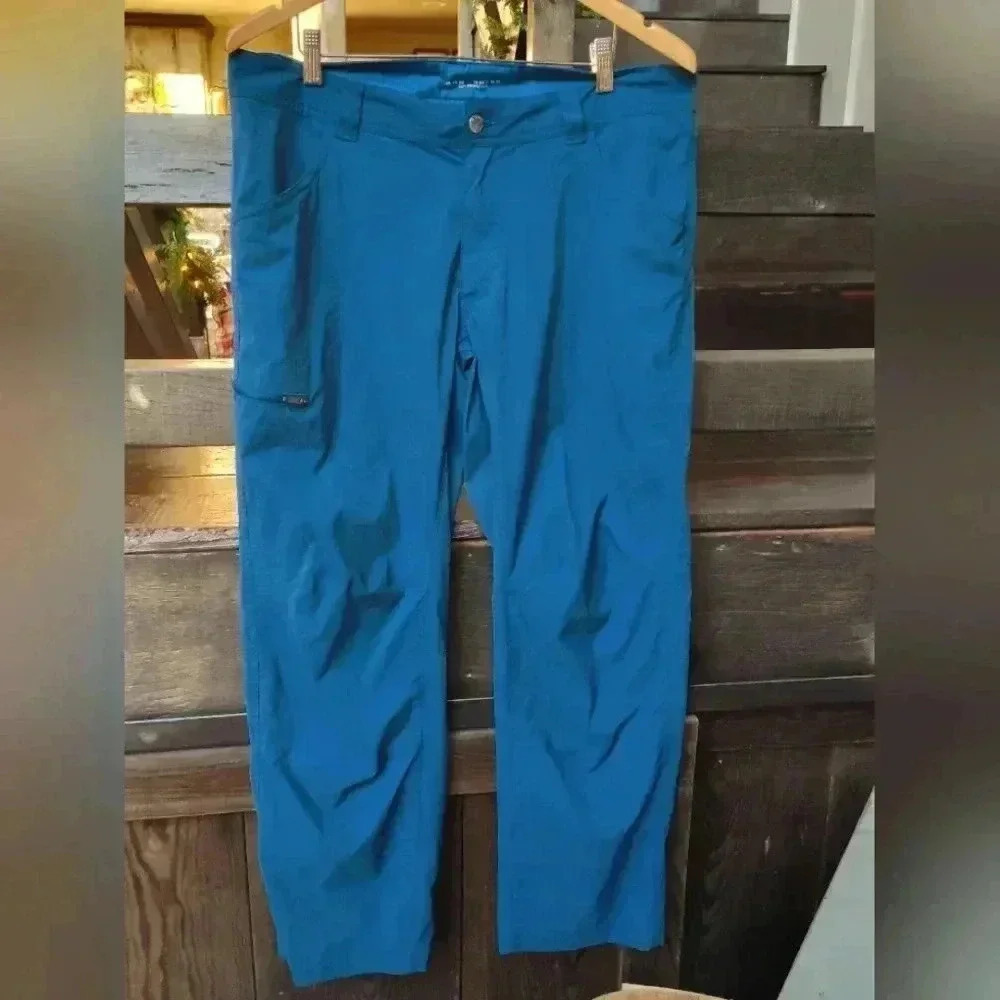 Columbia Men's Blue Omni Shade Sun Protection Silver Ridge Pant | Size 36/30